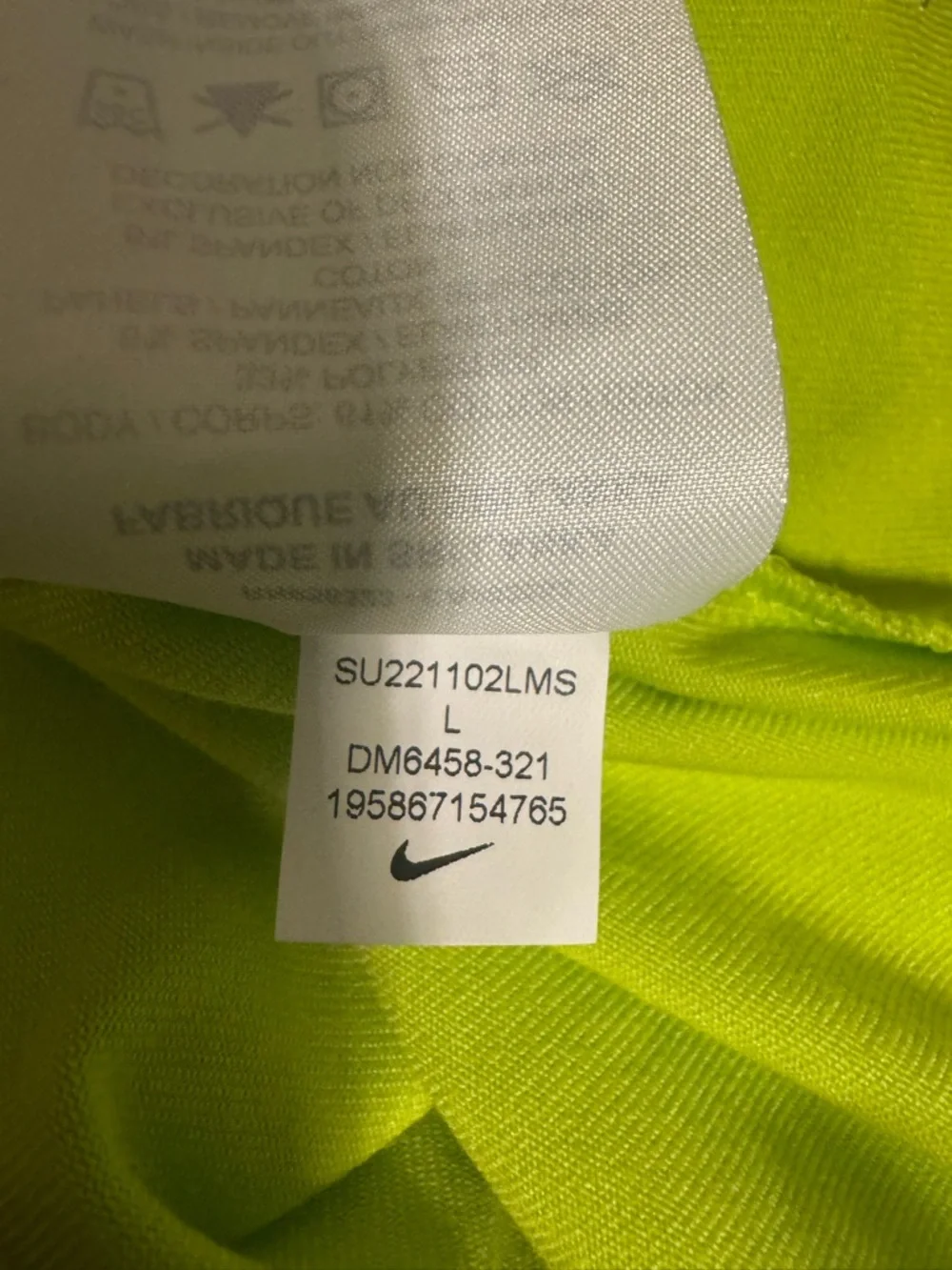 Nike Neon Lime Zip-Front Tank Dress